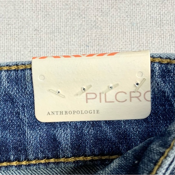 Pilcro~Anthropolgie~NWT~Womens Slim Boyfriend Medium Wash Distressed Jeans~Sz 26 - Picture 11 of 15